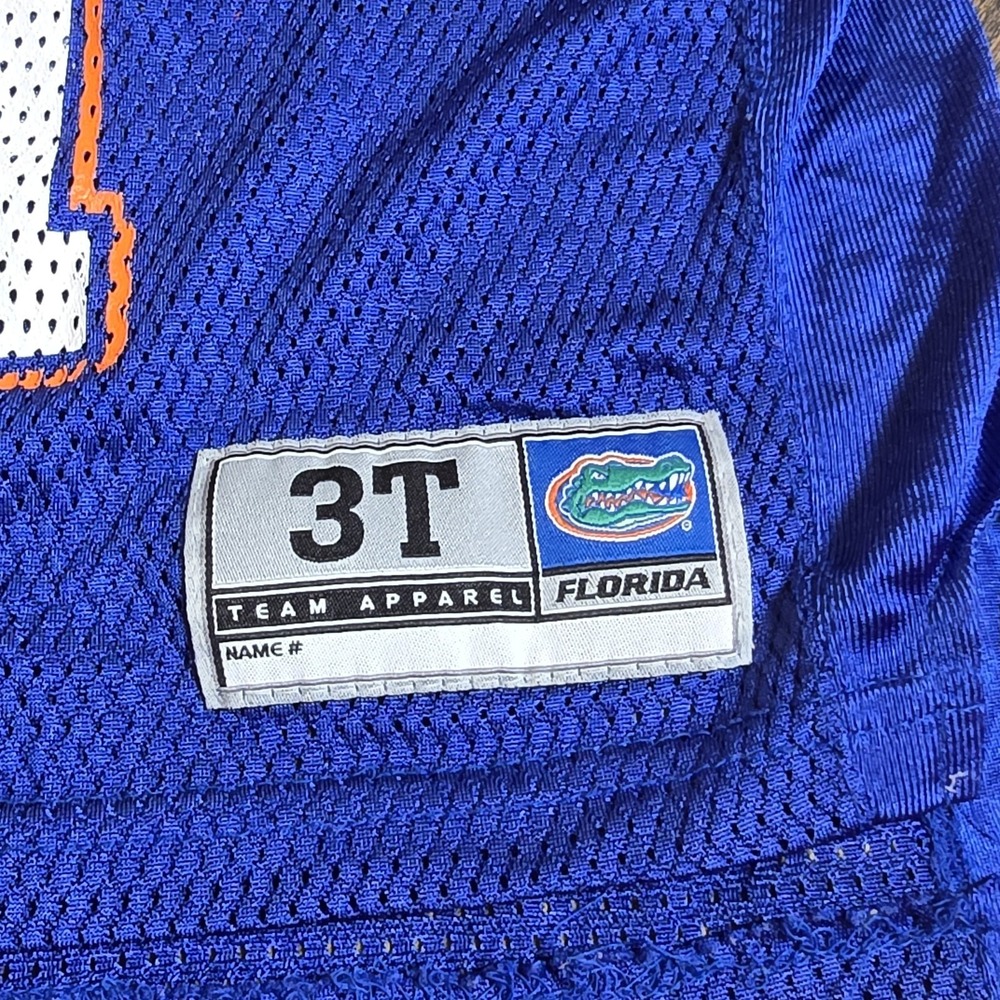 Florida Gators Jersey 3T Blue NCAA Football Nike #1 Mesh Team Apparel - Picture 5 of 6